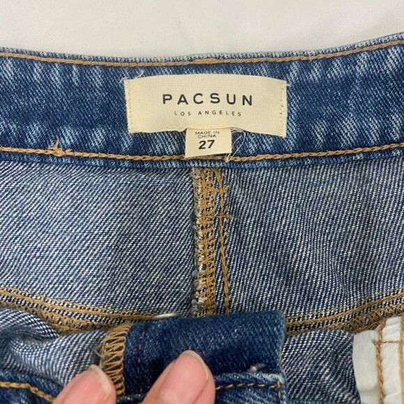 Pacsun mini skirt distress hem size 27 - Picture 9 of 9